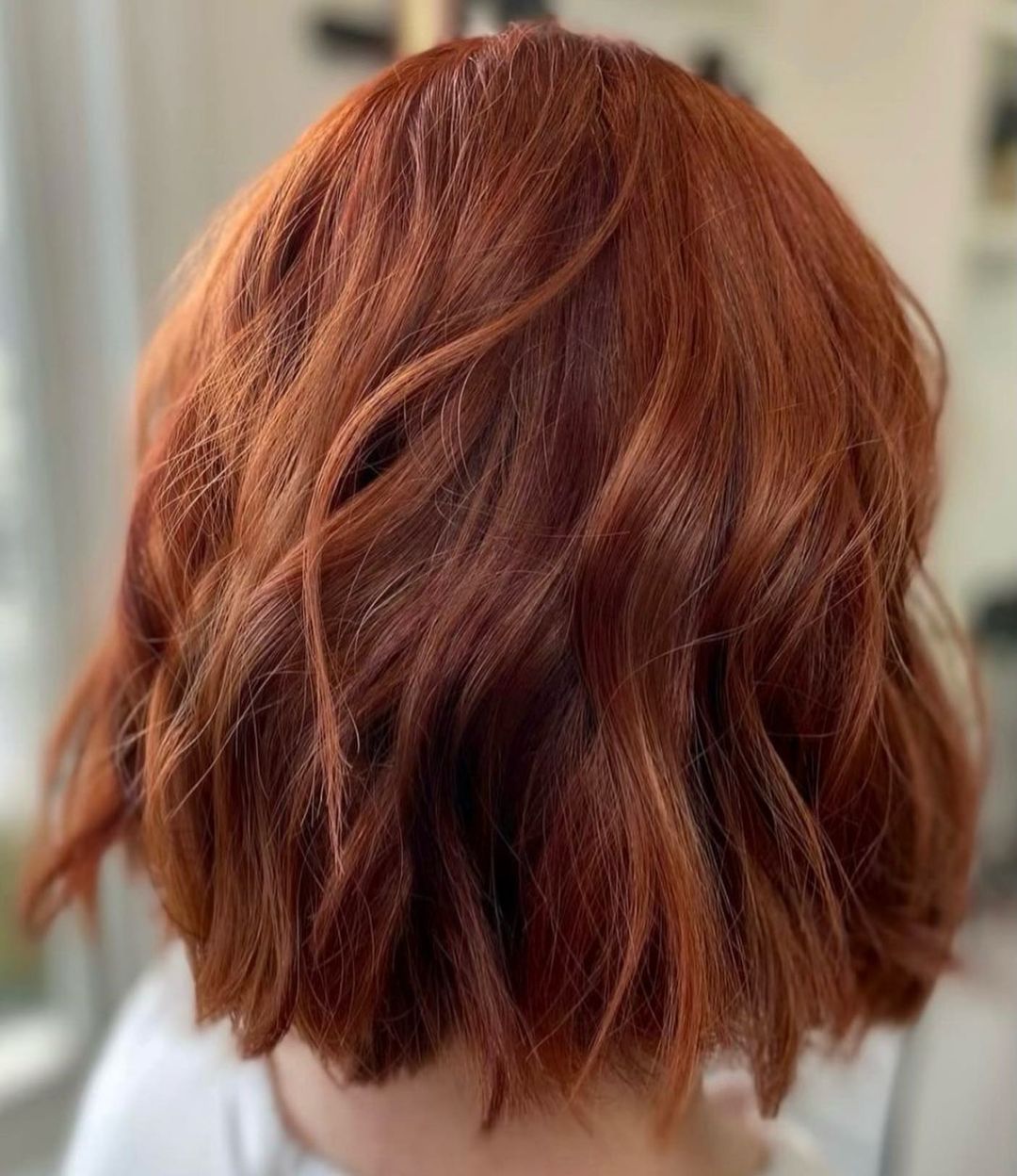 textured lob cut for thick hair