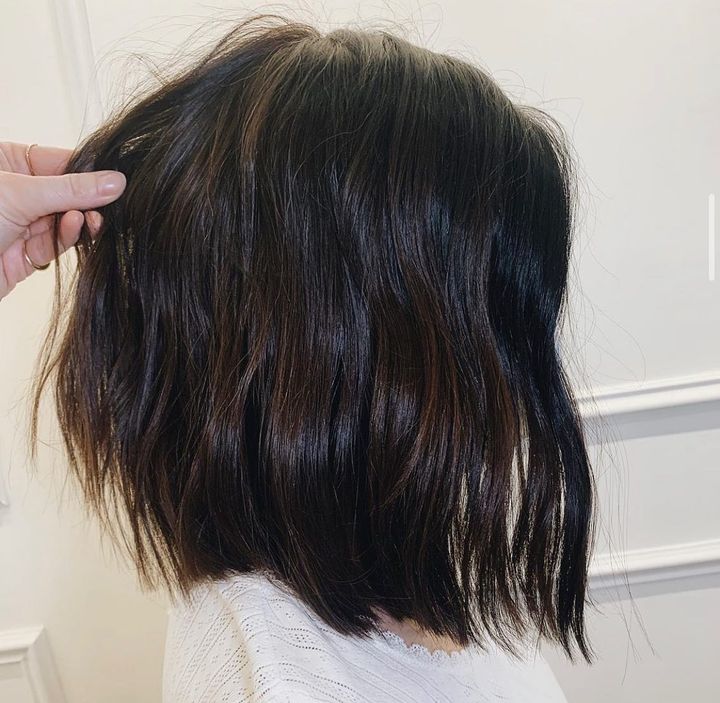 low maintenance long bob haircut