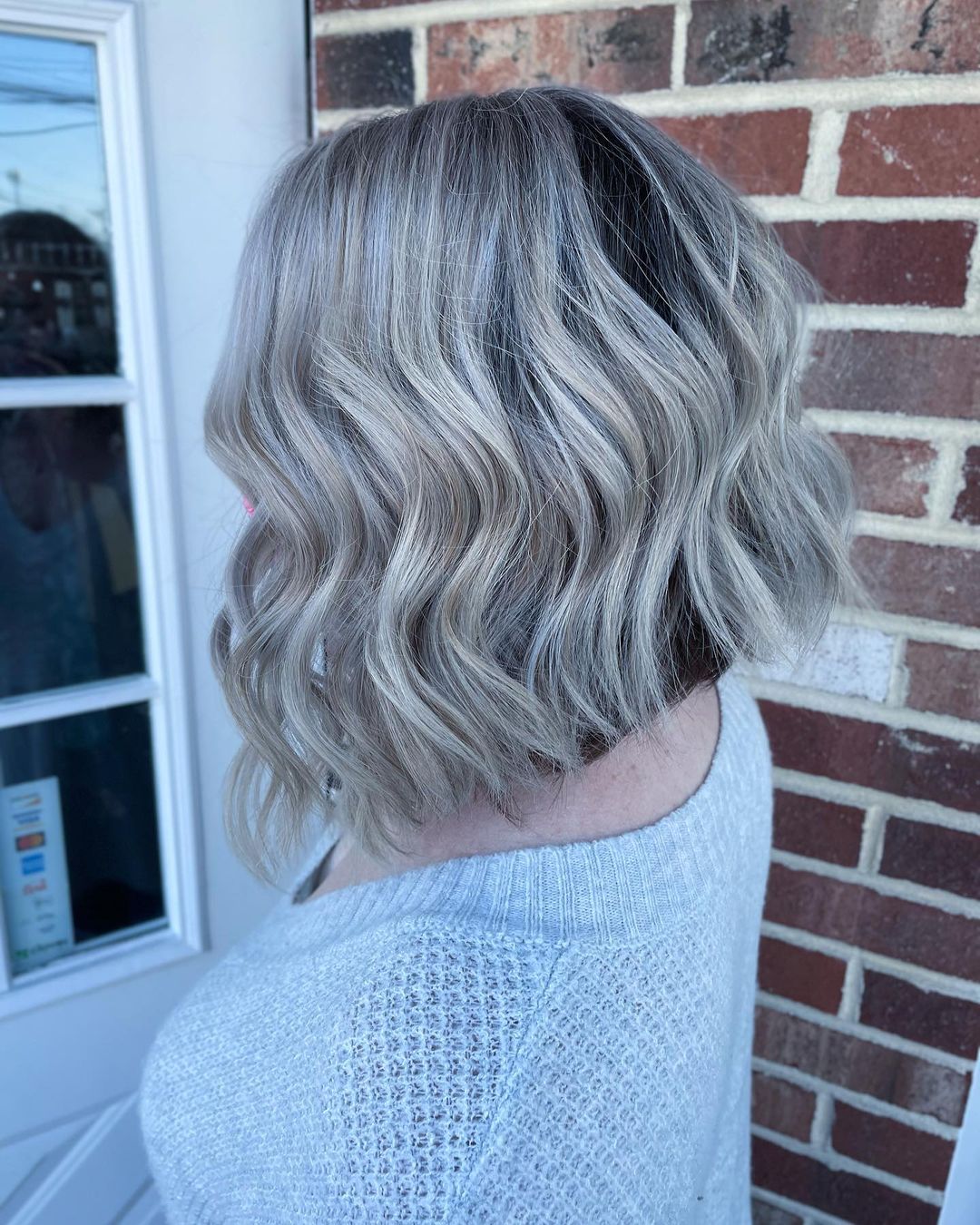 long textured bob