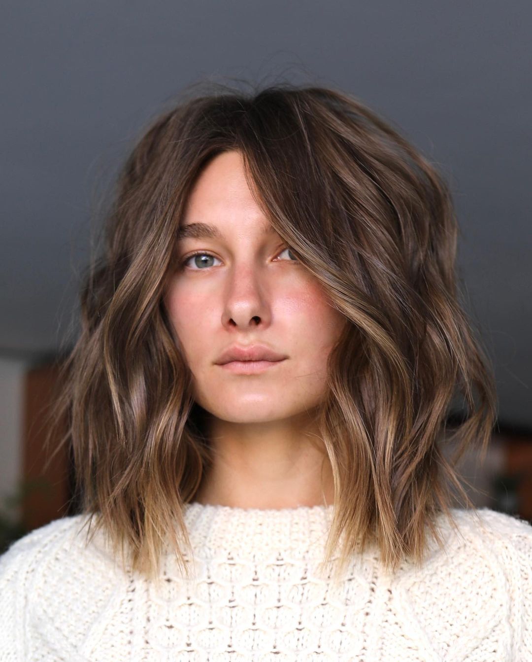 40+ Hottest Textured Lob Haircuts For 2024 - AYFEED.COM