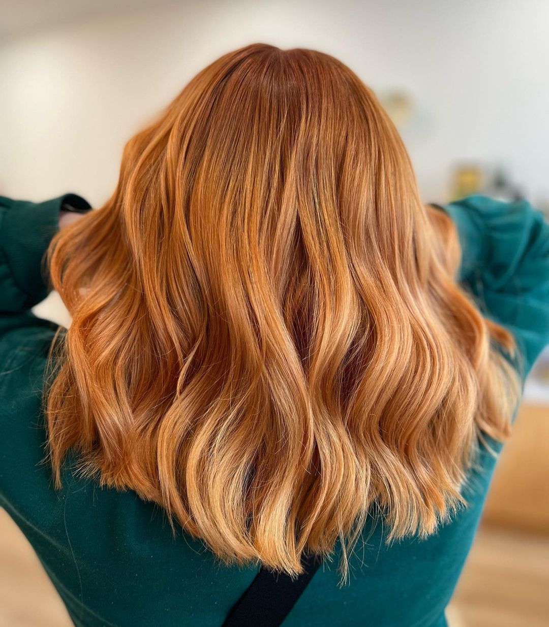 thick hair shoulder length lob