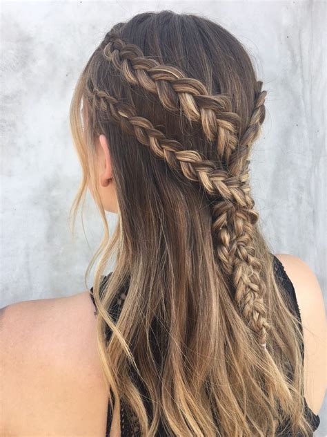 Braided Sunshine Splendor hairstyles for girls