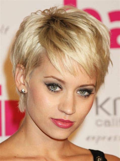 Chic Platinum Pixie short hairstyles