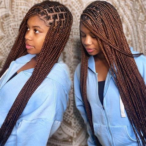 Cinnamon Box Braids braid hairstyles