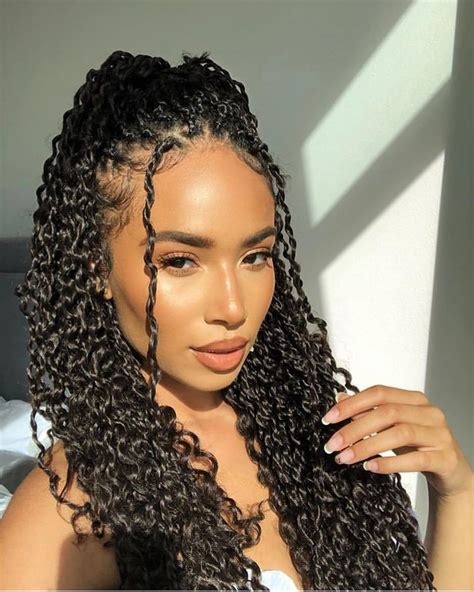 Cinnamon Coil Radiance braided hairstyles