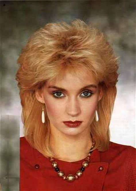 Classic 80s Feathered Glam 80s hairstyles