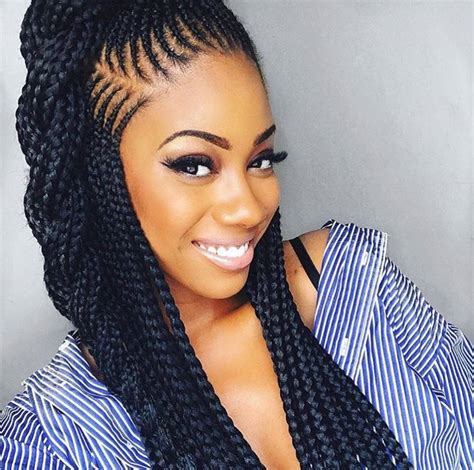 Classic Box Braids braided hairstyles