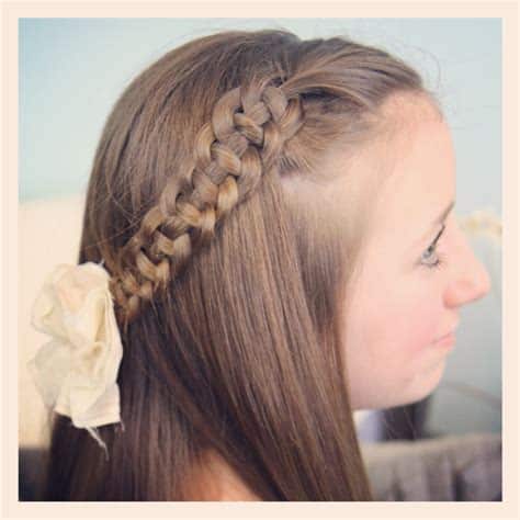 Delicate Dutch Braid Accent cute hairstyles