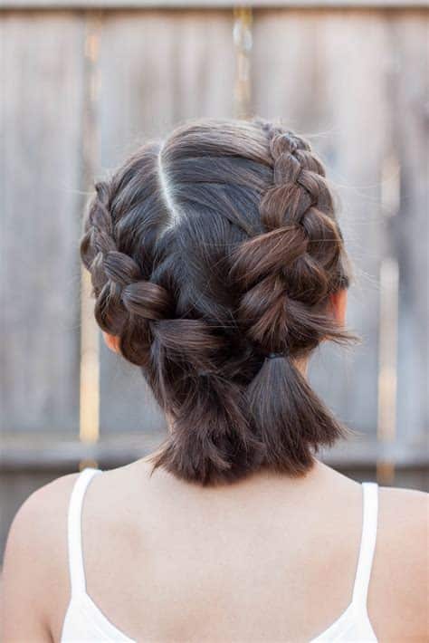 Double Dutch Braid Charms hairstyles for girls