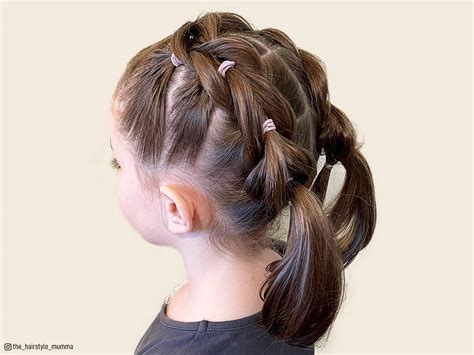 Double Dutch Braided Pigtails hairstyles for girls