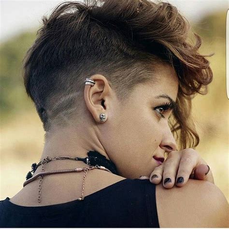 Edgy Undercut Waves short hairstyles