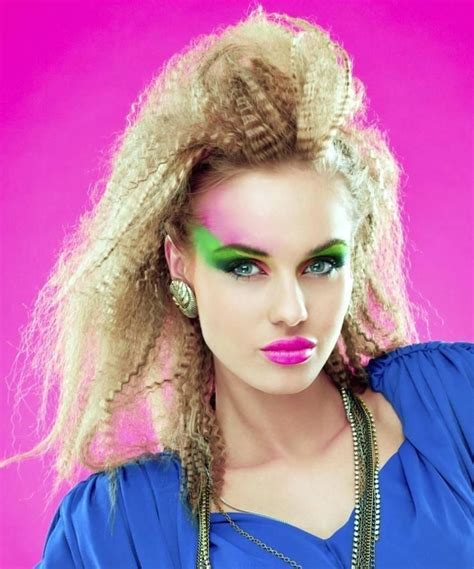 Electric Crimped Waves 80s hairstyles