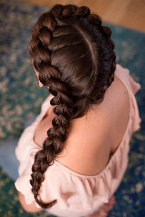 Elegant French Braid braid hairstyles