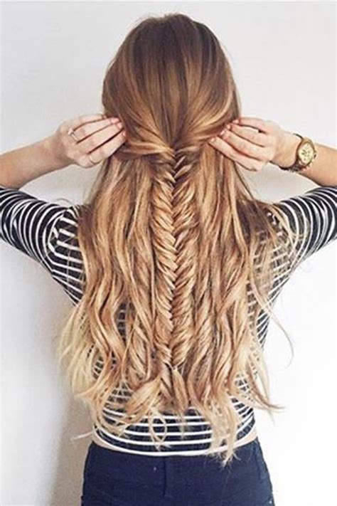 Fishtail Braid with Balayage Highlights hairstyles for girls