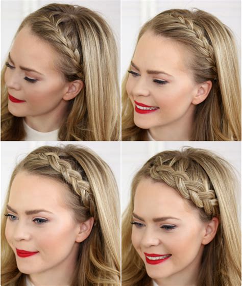 Front Braid Elegance braid hairstyles