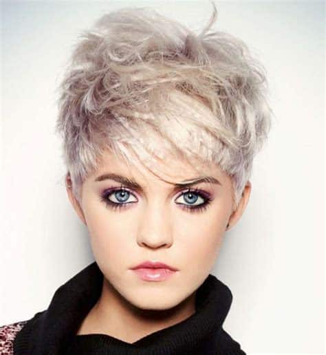 Platinum Pixie Perfection short hairstyles