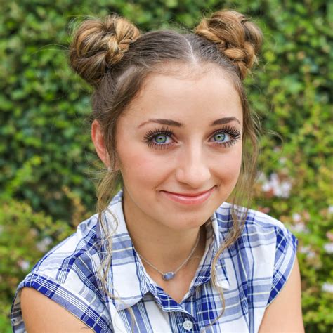 Playful Double Braided Buns cute hairstyles