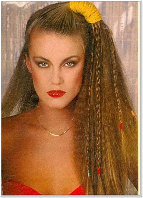 Retro-Braided Elegance 80s hairstyles