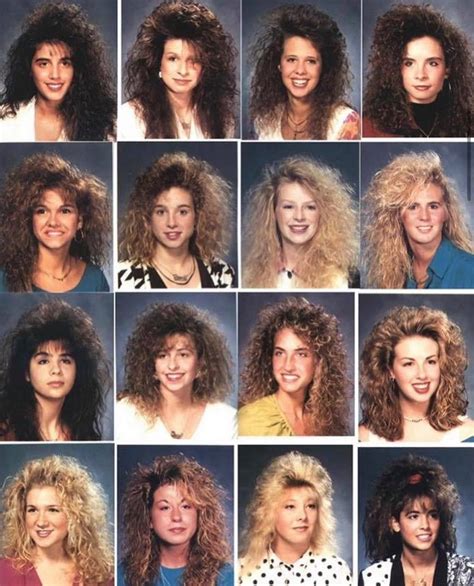 Retro Perm Extravaganza 80s hairstyles