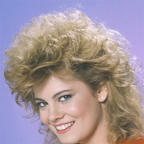 Retro Voluminous Curls 80s hairstyles