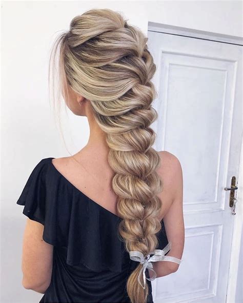 Romantic Fishtail Braid braided hairstyles