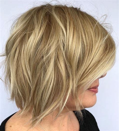 Sandy-Beige Bob hairstyles for women over 50