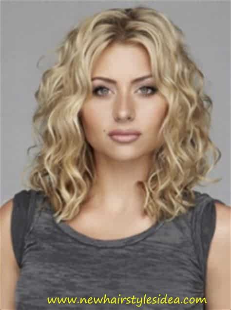 Sunset Blonde Waves curly hairstyles