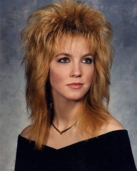 Voluminous 80s Glam 80s hairstyles