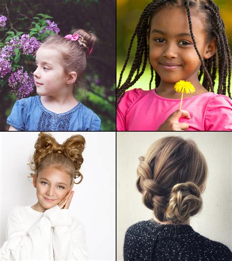 Whimsy Braids and Buns Collection hairstyles for girls